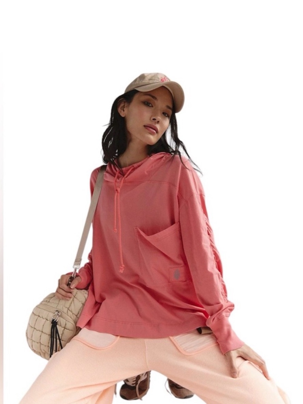 Free People Hot Shot Hooded Layer
